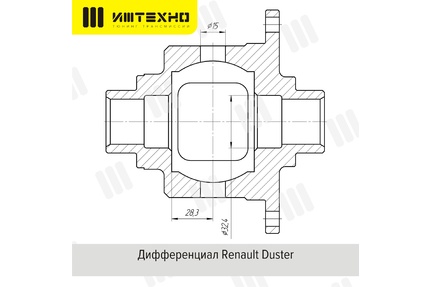 Блокировка дифференциала Блокка™ Renault Duster/Nissan Terrano