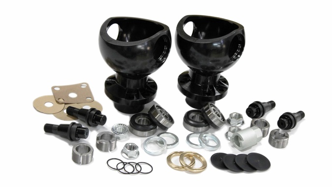 ШОПК и шкворневой узел на УАЗ мост Спайсер