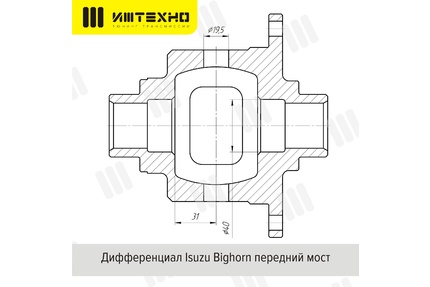 Блокировка дифференциала Блокка™ для автомобилей Исузу Бигхорн (Isuzu Bighorn)