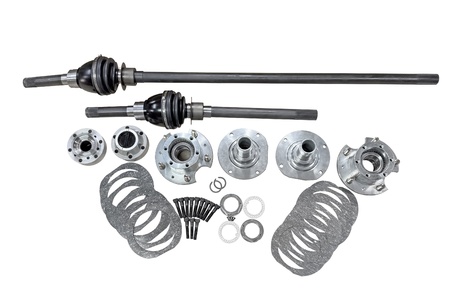 Узел ступичный с приводами (ШРУСами) Соболь 4х4 передний мост